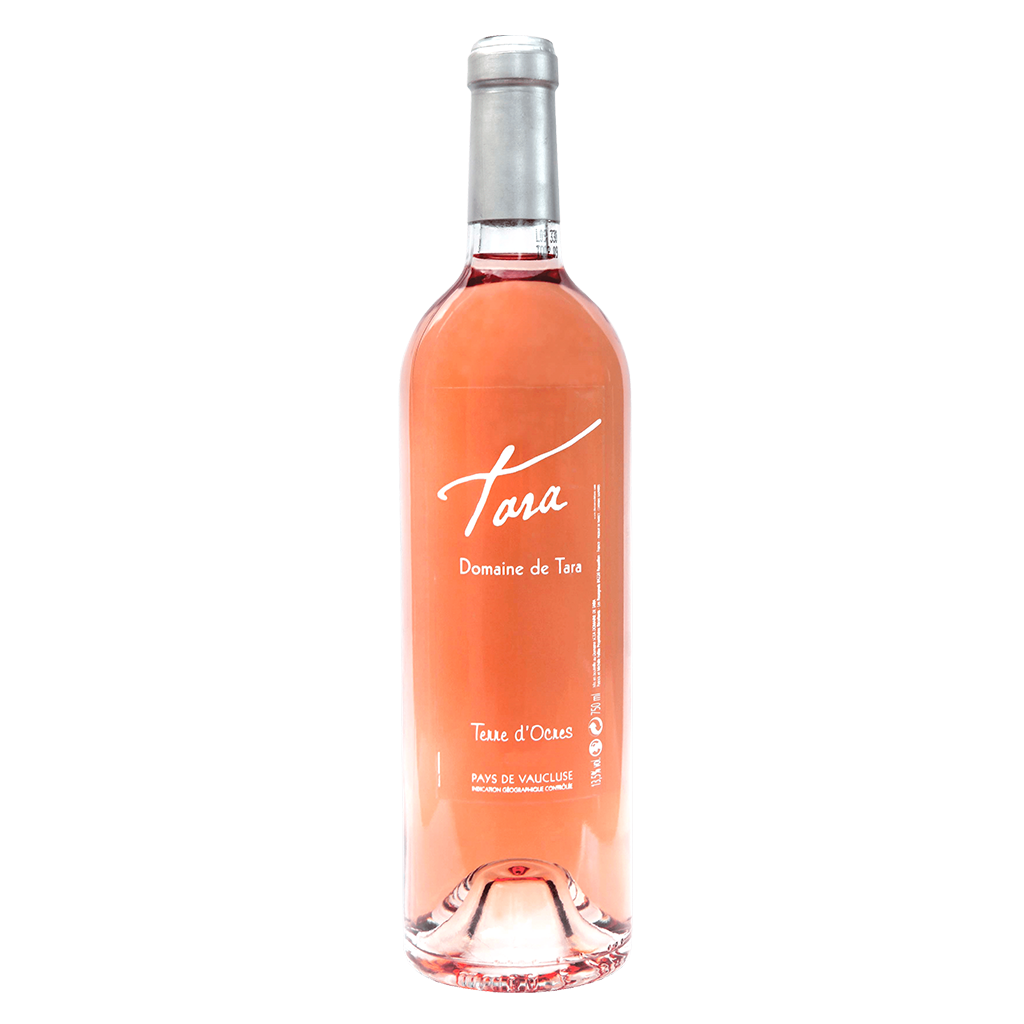 vin rose tara roussillon en vente au cafe restaurant l ocrier a roussillon